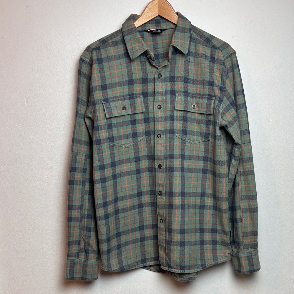 Black Diamond Men's Project Twill Long Sleeve Shirt Laurel Green Medium